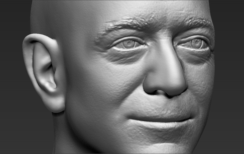 Jeff Bezos bust 3D printing ready stl obj formats 3D Print 274142