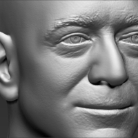 Jeff Bezos bust 3D printing ready stl obj formats - Thumbnail 20