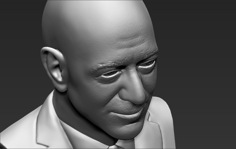 Jeff Bezos bust 3D printing ready stl obj formats 3D Print 274143