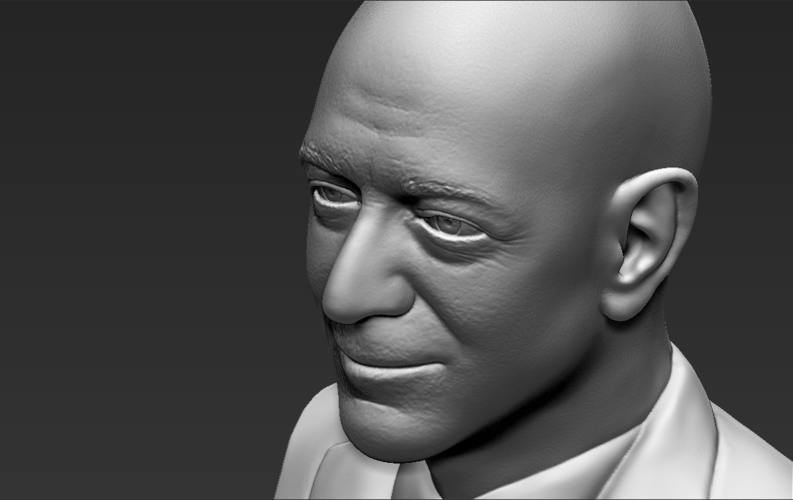 Jeff Bezos bust 3D printing ready stl obj formats 3D Print 274144