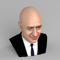 Jeff Bezos bust ready for full color 3D printing - Thumbnail 6