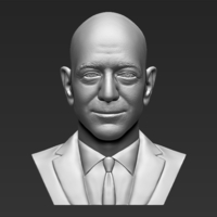 Jeff Bezos bust ready for full color 3D printing - Thumbnail 13