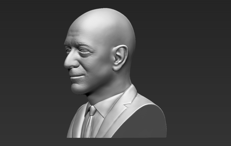 Jeff Bezos bust ready for full color 3D printing 3D Print 274162