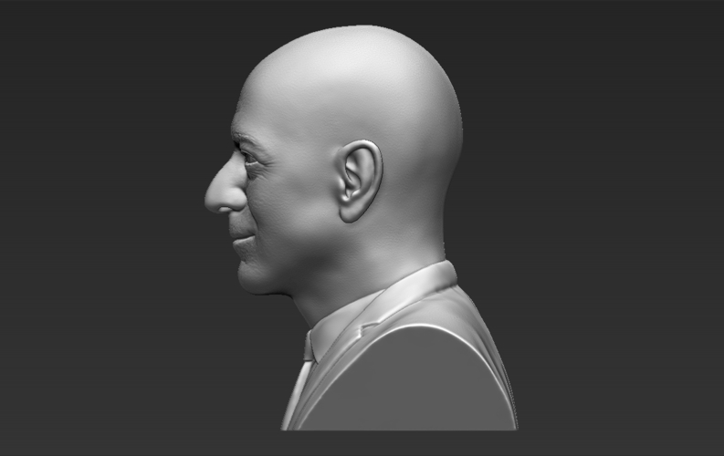 Jeff Bezos bust ready for full color 3D printing 3D Print 274163