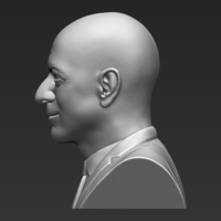 Jeff Bezos bust ready for full color 3D printing - Thumbnail 16