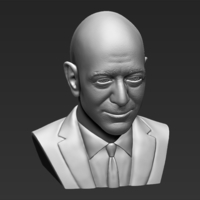 Jeff Bezos bust ready for full color 3D printing - Thumbnail 19