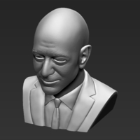 Jeff Bezos bust ready for full color 3D printing - Thumbnail 20