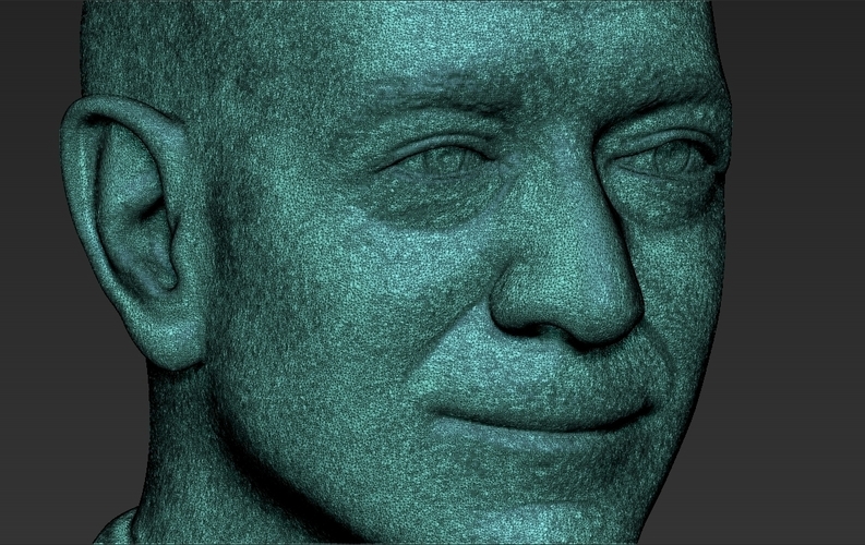 Jeff Bezos bust ready for full color 3D printing 3D Print 274170