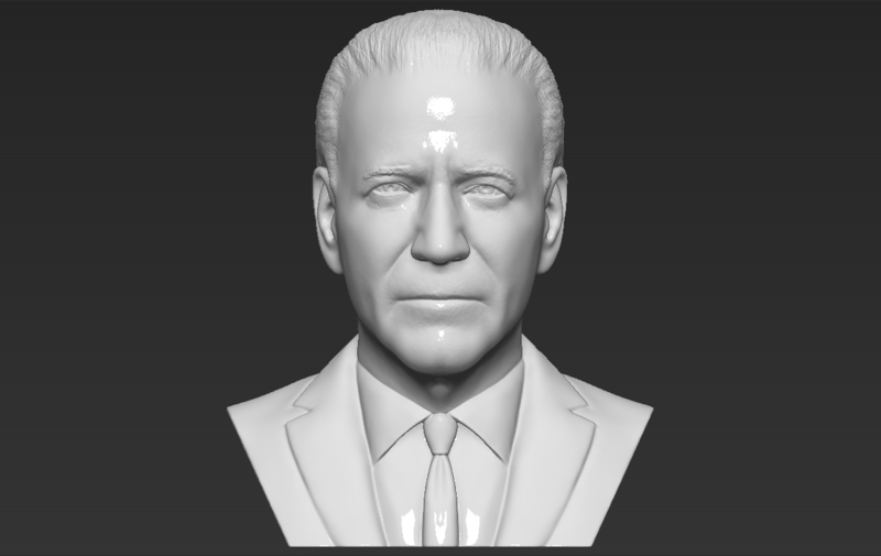 Joe Biden bust 3D printing ready stl obj