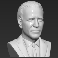 Joe Biden bust 3D printing ready stl obj - Thumbnail 11