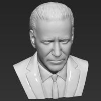 Joe Biden bust 3D printing ready stl obj - Thumbnail 13