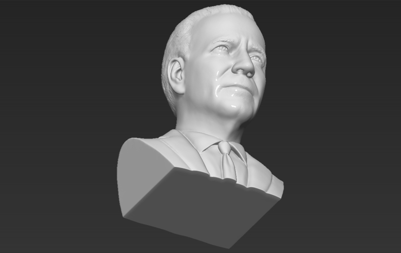 Joe Biden bust 3D printing ready stl obj 3D Print 274186