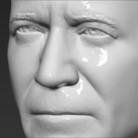 Joe Biden bust 3D printing ready stl obj - Thumbnail 20