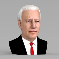 Joe Biden bust ready for full color 3D printing - Thumbnail 6