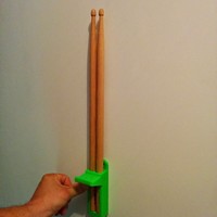Small Drum sticks and headphone support 3D Printing 27423