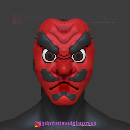 Demon Slayer Urokodaki Mask Kimetsu no Yaiba Cosplay Helmet 3D Print 274251