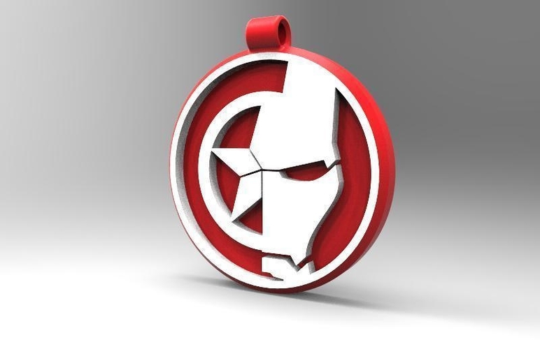 Iron man captain america keychain 3D Print 274265