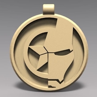 Iron man captain america keychain - Thumbnail 5