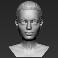 Small Margot Robbie bust 3D printing ready stl obj 3D Printing 274292