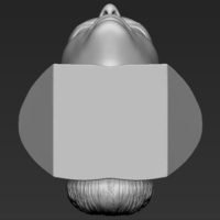 Margot Robbie bust 3D printing ready stl obj - Thumbnail 17