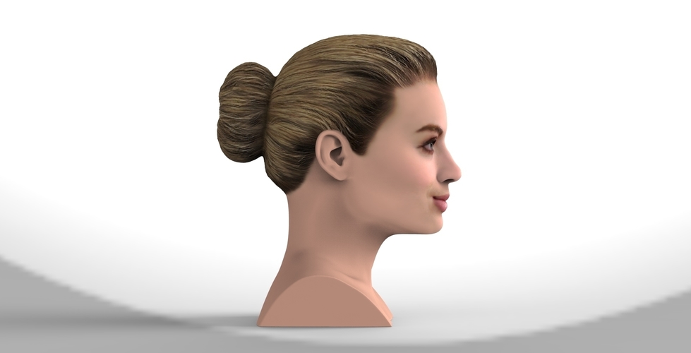 Margot Robbie bust ready for full color 3D printing 3D Print 274325
