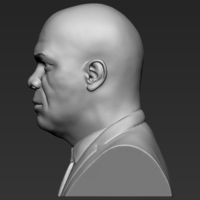 Samuel L Jackson bust ready for full color 3D printing - Thumbnail 15