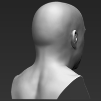 Vin Diesel bust 3D printing ready stl obj formats - Thumbnail 7