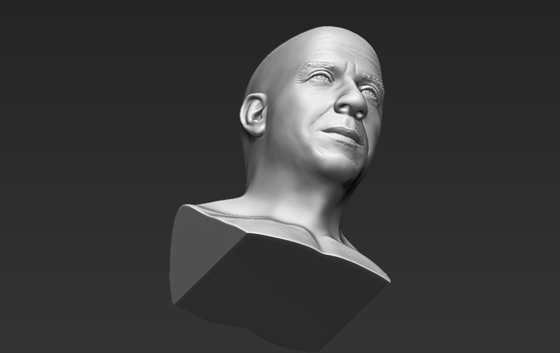 Vin Diesel bust 3D printing ready stl obj formats 3D Print 274417