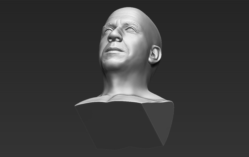 Vin Diesel bust 3D printing ready stl obj formats 3D Print 274418