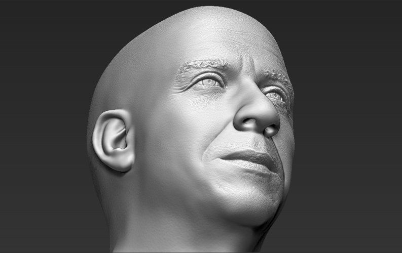 Vin Diesel bust 3D printing ready stl obj formats 3D Print 274420