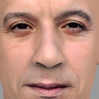 Vin Diesel bust ready for full color 3D printing - Thumbnail 7
