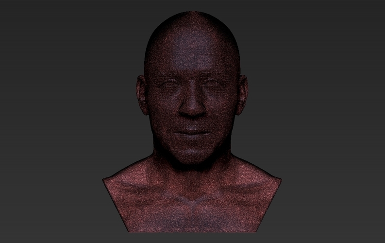 Vin Diesel bust ready for full color 3D printing 3D Print 274445