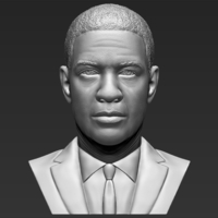 Small Denzel Washington bust 3D printing ready stl obj formats 3D Printing 274447