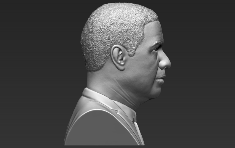 Denzel Washington bust 3D printing ready stl obj formats 3D Print 274454