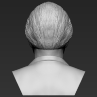 Quentin Tarantino bust 3D printing ready stl obj formats - Thumbnail 6