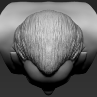 Quentin Tarantino bust 3D printing ready stl obj formats - Thumbnail 13