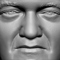 Quentin Tarantino bust 3D printing ready stl obj formats - Thumbnail 16