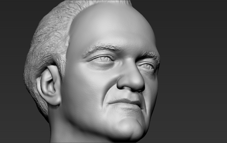 Quentin Tarantino bust 3D printing ready stl obj formats 3D Print 274511