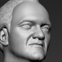Quentin Tarantino bust 3D printing ready stl obj formats - Thumbnail 19