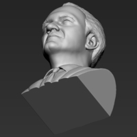 Quentin Tarantino bust 3D printing ready stl obj formats - Thumbnail 22