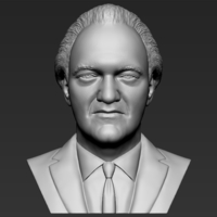 Quentin Tarantino bust ready for full color 3D printing - Thumbnail 12