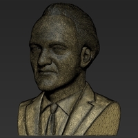 Quentin Tarantino bust ready for full color 3D printing - Thumbnail 23
