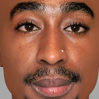 Tupac Shakur bust ready for full color 3D printing - Thumbnail 7