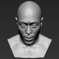 Tupac Shakur bust ready for full color 3D printing - Thumbnail 21
