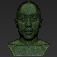 Tupac Shakur bust ready for full color 3D printing - Thumbnail 24
