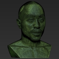 Tupac Shakur bust ready for full color 3D printing - Thumbnail 25