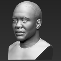 Dr Dre bust 3D printing ready stl obj - Thumbnail 3