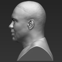 Dr Dre bust 3D printing ready stl obj - Thumbnail 4