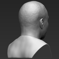 Dr Dre bust 3D printing ready stl obj - Thumbnail 7