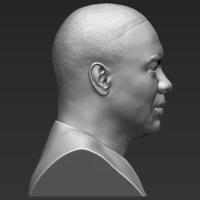 Dr Dre bust 3D printing ready stl obj - Thumbnail 8
